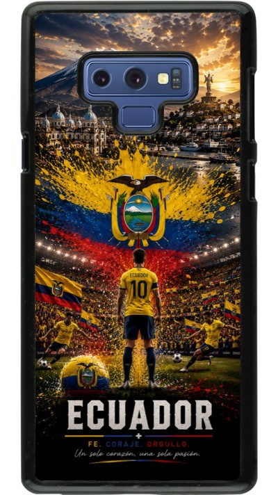 Coque Samsung Galaxy Note9 - Football Équateur splash 2026