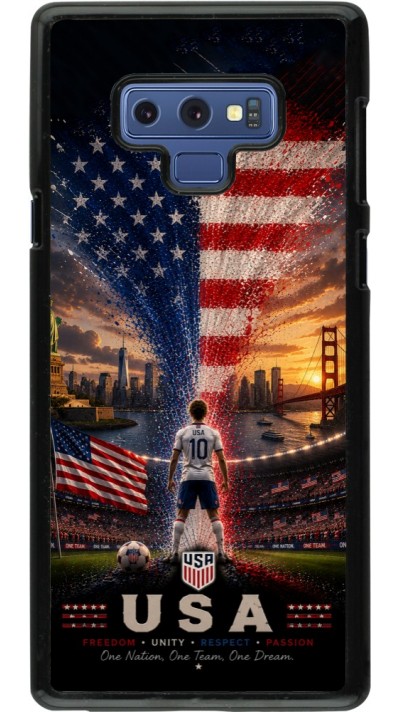 Coque Samsung Galaxy Note9 - Football États-Unis splash 2026