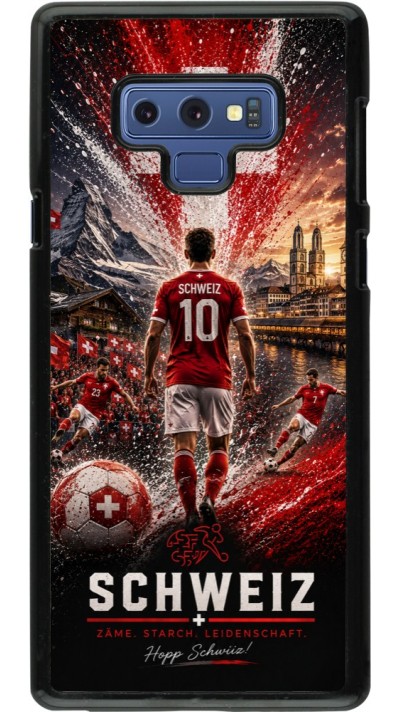 Coque Samsung Galaxy Note9 - Football Schweiz splash 2026