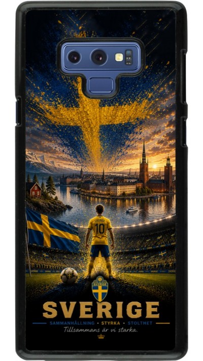 Coque Samsung Galaxy Note9 - Football Suède splash 2026