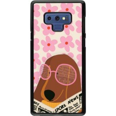 Coque Samsung Galaxy Note9 - Dog with newspaper Spring 2026