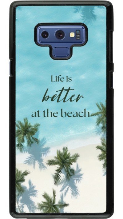 Samsung Galaxy Note9 Case Hülle - Summer 2025 Life is better at the beach