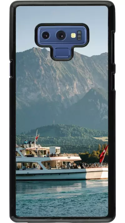 Coque Samsung Galaxy Note9 - Fête Nationale Suisse Bateau Leman