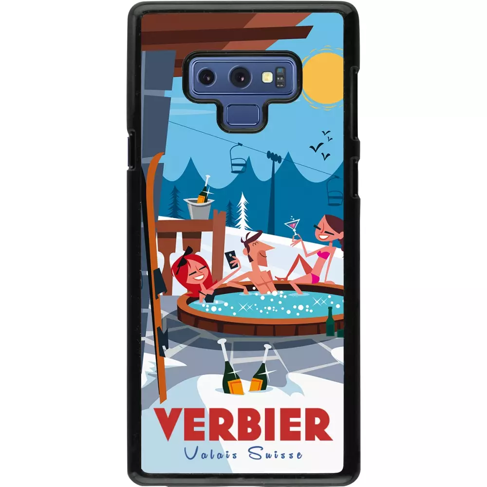 Coque Samsung Galaxy Note9 - Verbier Mountain Jacuzzi