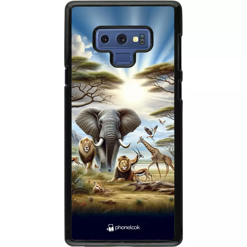Coque Samsung Galaxy Note9 - Vie sauvage africaine