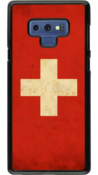 Coque Samsung Galaxy Note9 - Vintage Flag SWISS