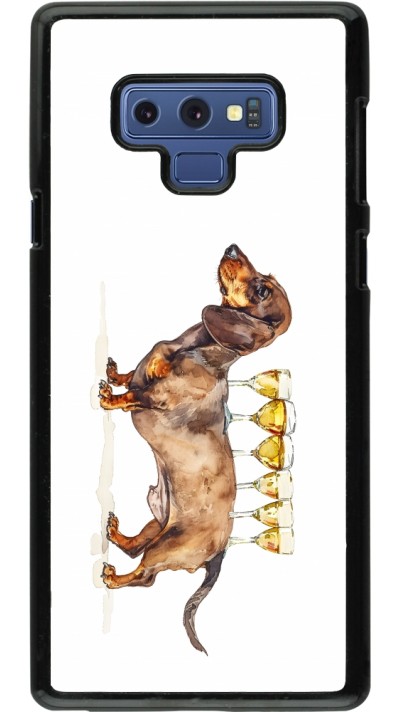 Samsung Galaxy Note9 Case Hülle - Wine Teckel Samsung Galaxy Note9 Case Hülle - Wine Teckel