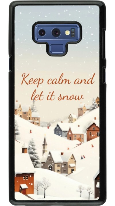 Samsung Galaxy Note9 Case Hülle - Winter 25 Winter Keep calm and let it snow