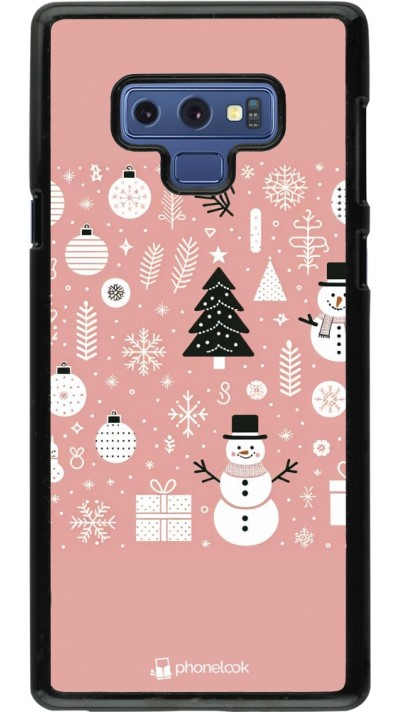 Samsung Galaxy Note9 Case Hülle - Weihnachten 2024 Rose Schneemann Weihnachten Samsung Galaxy Note9 Case Hülle - Weihnachten 2024 Rose Schneemann Weihnachten