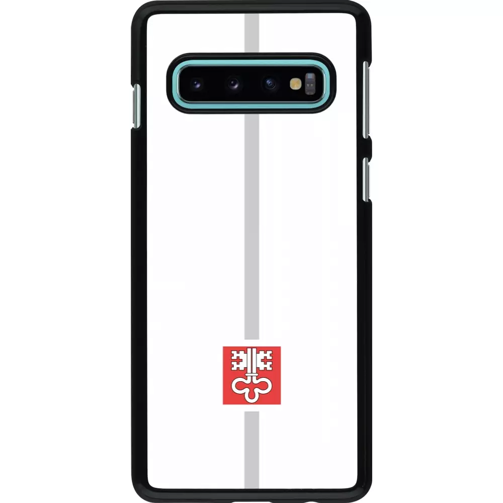 Coque Samsung Galaxy S10 - Canton NW blanc