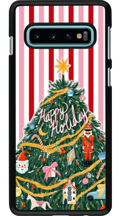 Samsung Galaxy S10 Case Hülle - Christmas 25 Happy Holiday