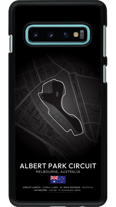 Samsung Galaxy S10 Case Hülle - F1 Track 2025 Melbourne