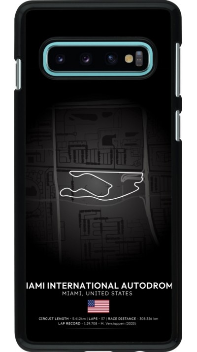 Samsung Galaxy S10 Case Hülle - F1 Track 2025 Miami
