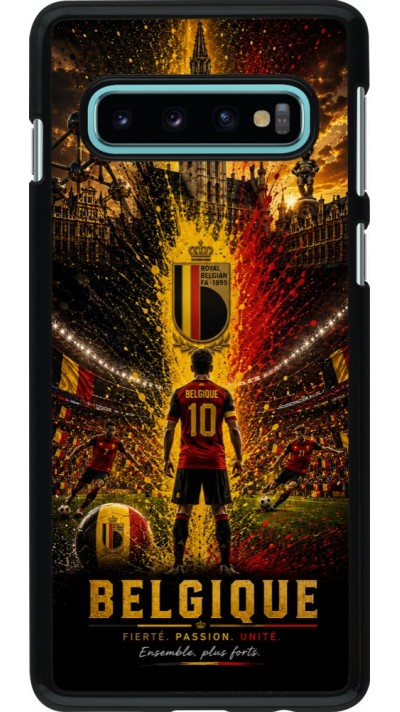 Coque Samsung Galaxy S10 - Football Belgique splash 2026