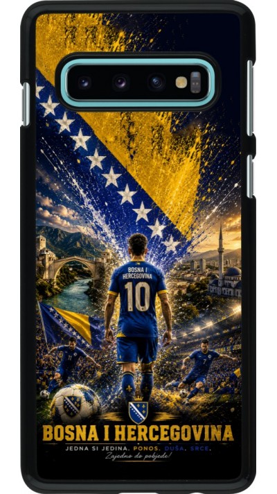 Coque Samsung Galaxy S10 - Football Bosnie-Herzégovine splash 2026