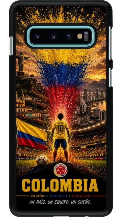 Coque Samsung Galaxy S10 - Football Colombie splash 2026