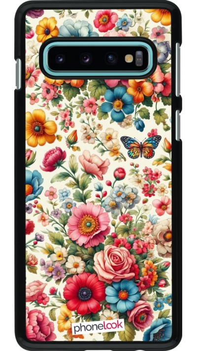 Samsung Galaxy S10 Case Hülle - Spring 25 fruehling bluetend