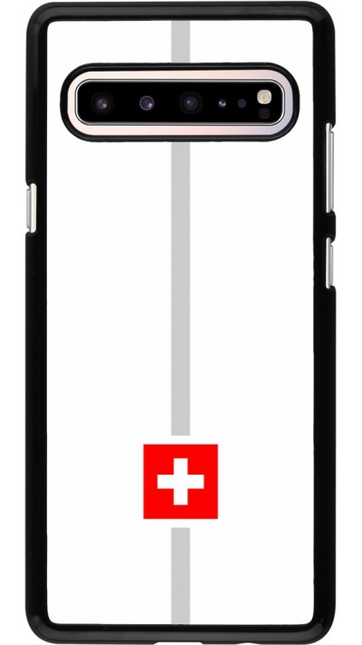 Coque Samsung Galaxy S10 5G - Canton CH blanc