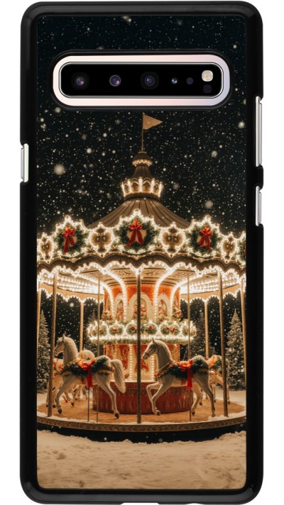 Samsung Galaxy S10 5G Case Hülle - Christmas 25 Carousel