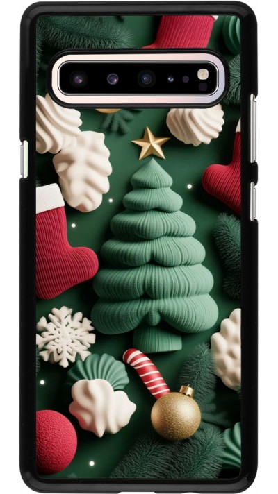 Samsung Galaxy S10 5G Case Hülle - Christmas 25 Christmas textiles