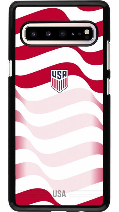 Coque Samsung Galaxy S10 5G - Maillot de football États-Unis 2026 personnalisable