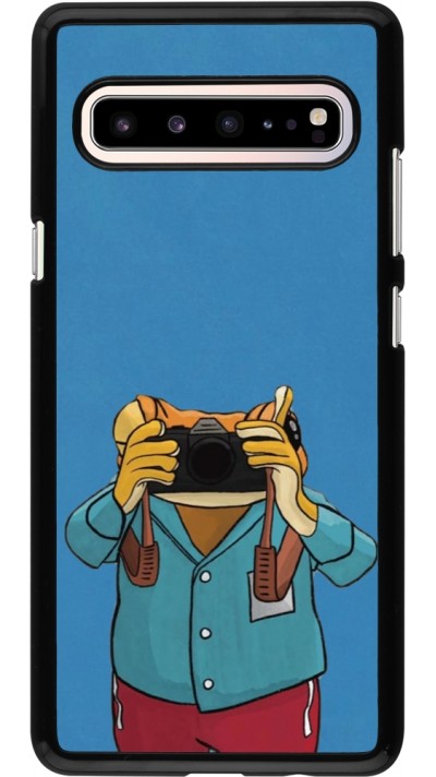 Samsung Galaxy S10 5G Case Hülle - Frog with camera DTMF