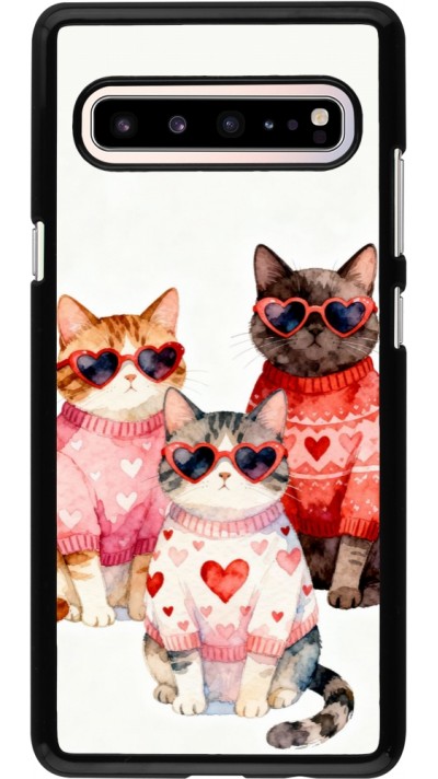 Coque Samsung Galaxy S10 5G - Saint Valentines Day 26 Cat Love