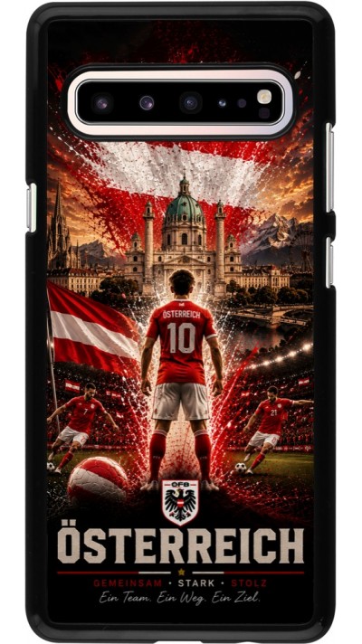 Coque Samsung Galaxy S10 5G - Football Autriche splash 2026