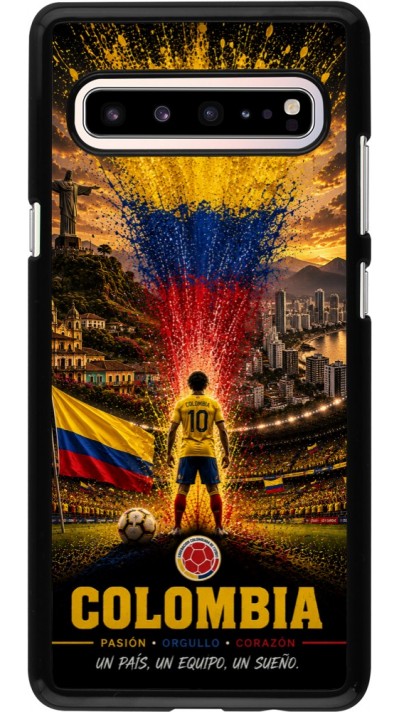 Coque Samsung Galaxy S10 5G - Football Colombie splash 2026
