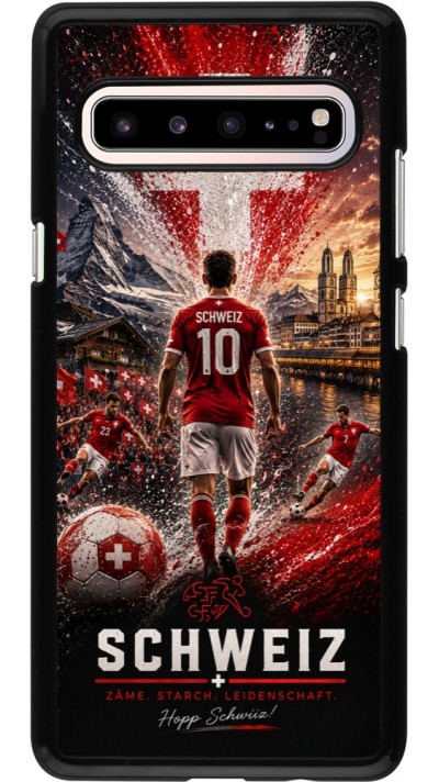 Coque Samsung Galaxy S10 5G - Football Schweiz splash 2026