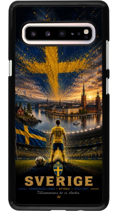 Coque Samsung Galaxy S10 5G - Football Suède splash 2026