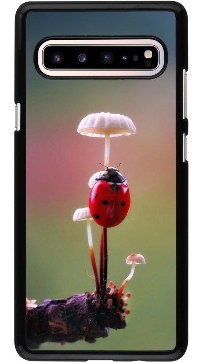 Samsung Galaxy S10 5G Case Hülle - Ladybird on a mushroom Spring 2026