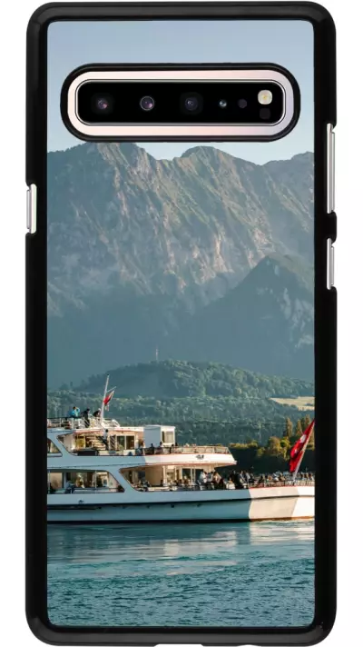 Coque Samsung Galaxy S10 5G - Fête Nationale Suisse Bateau Leman