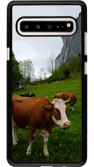 Coque Samsung Galaxy S10 5G - Fête Nationale Suisse Vaches