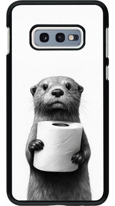 Coque Samsung Galaxy S10e - Loutre papier de toilette