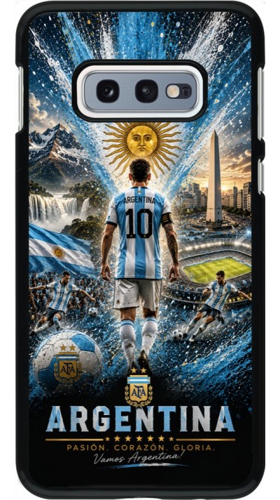Samsung Galaxy S10e Case Hülle - Fussball Argentinien splash 2026