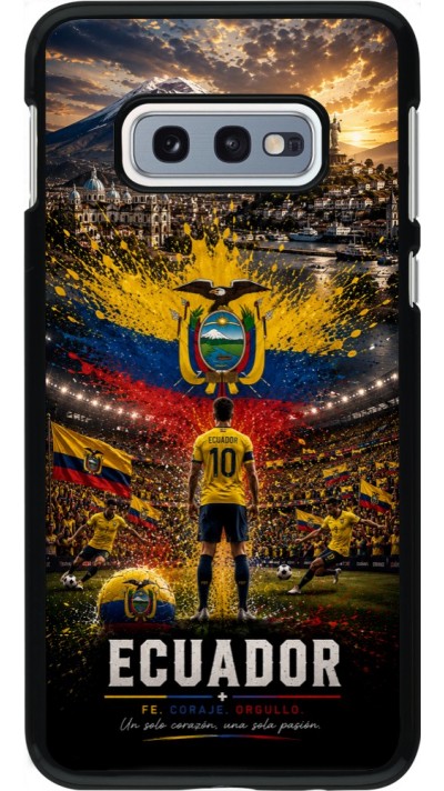 Samsung Galaxy S10e Case Hülle - Fussball Ecuador splash 2026