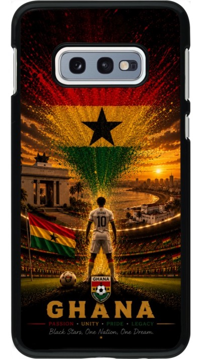 Samsung Galaxy S10e Case Hülle - Fussball Ghana splash 2026