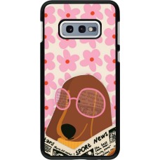 Samsung Galaxy S10e Case Hülle - Dog with newspaper Spring 2026