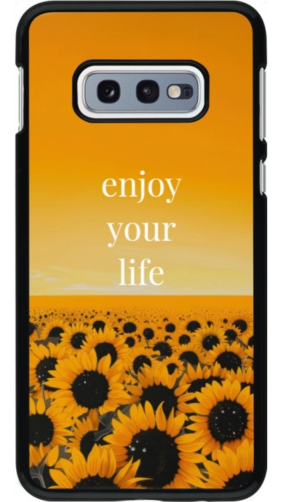 Samsung Galaxy S10e Case Hülle - Summer 2026 Enjoy your life