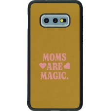 Samsung Galaxy S10e Case Hülle - Silikon schwarz Mom 2026 Are Magic