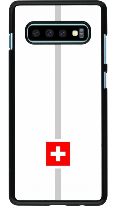 Coque Samsung Galaxy S10+ - Canton CH blanc