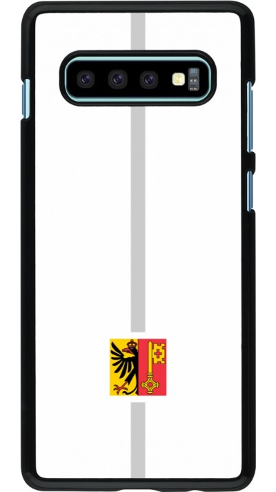 Coque Samsung Galaxy S10+ - Canton GE blanc