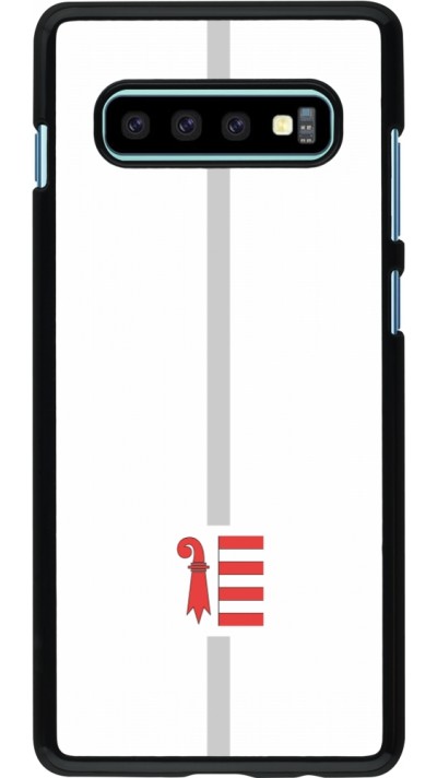 Coque Samsung Galaxy S10+ - Canton JU blanc