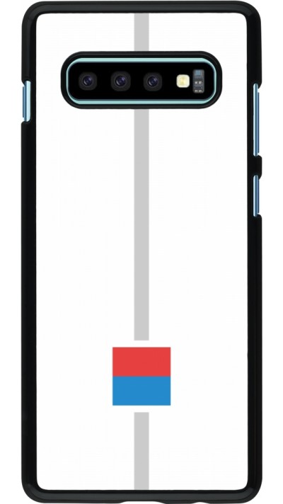 Coque Samsung Galaxy S10+ - Canton TI blanc
