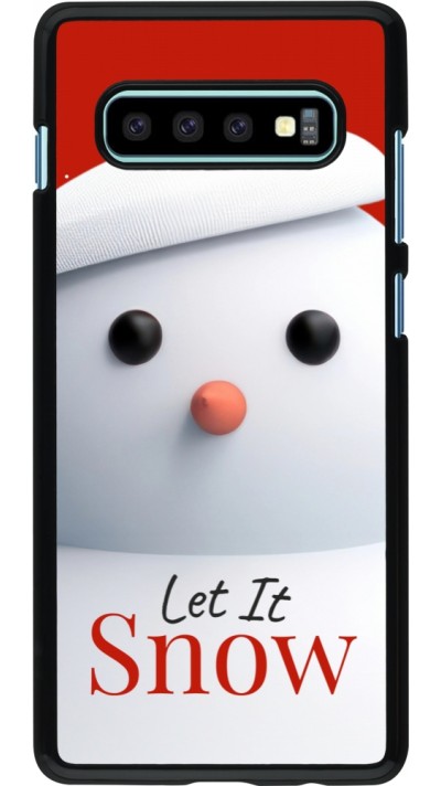 Samsung Galaxy S10+ Case Hülle - Christmas 25 Xmas Snowman