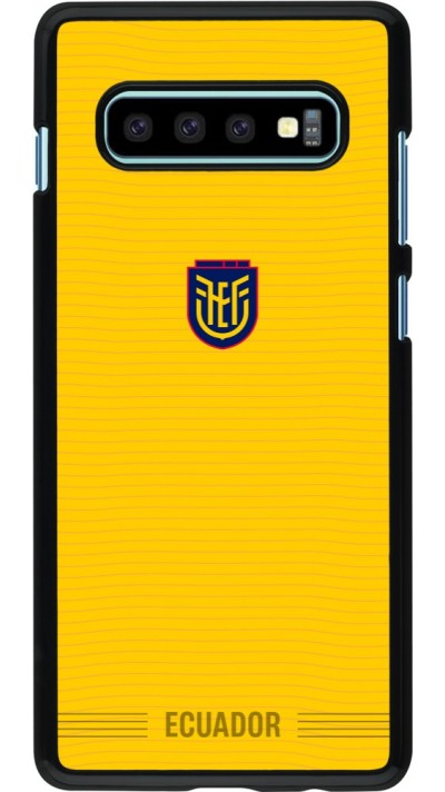 Coque Samsung Galaxy S10+ - Maillot de football Équateur 2026 personnalisable