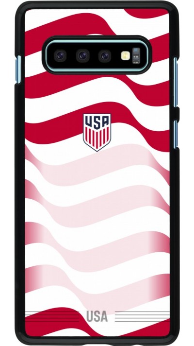Coque Samsung Galaxy S10+ - Maillot de football États-Unis 2026 personnalisable
