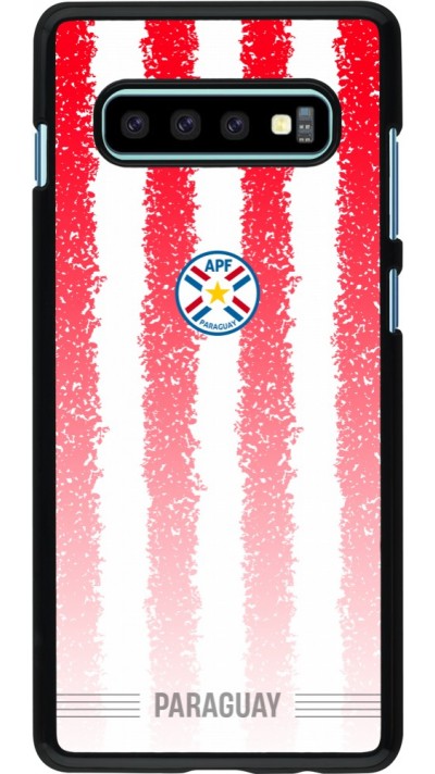 Coque Samsung Galaxy S10+ - Maillot de football Paraguay 2026 personnalisable