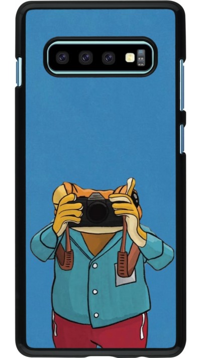 Coque Samsung Galaxy S10+ - Frog with camera DTMF